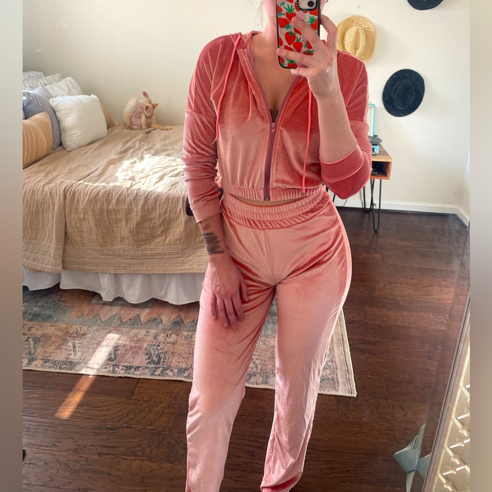 Pink Sweat Set